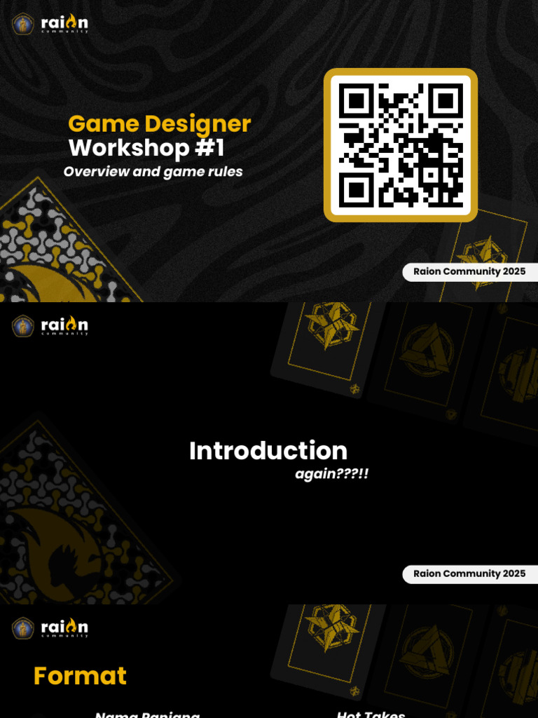 Game Designer Workshop 1 - Introduction and Grand Design | PDF