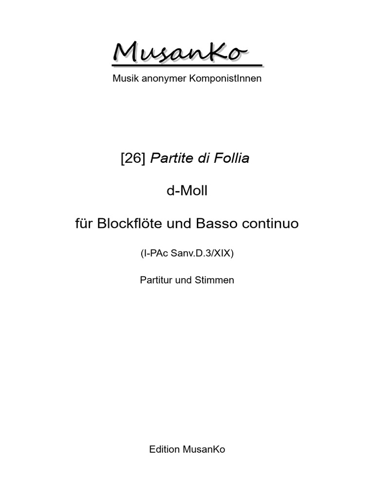 La Folia Duet | PDF