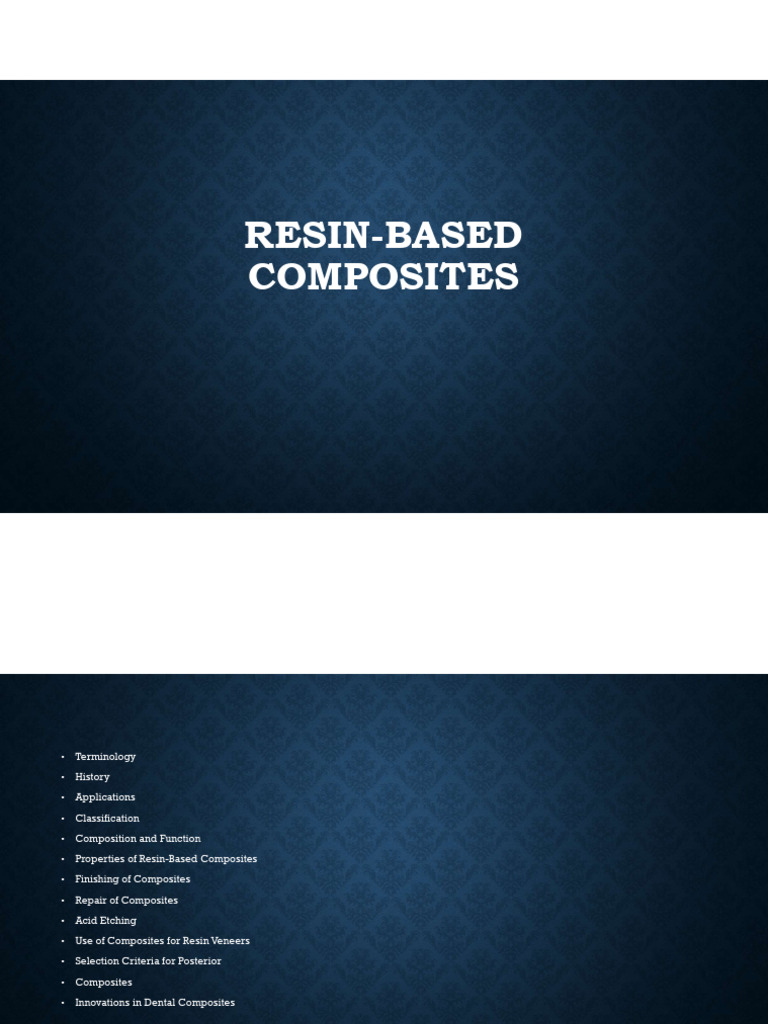 Composites | PDF | Dental Composite | Physical Sciences
