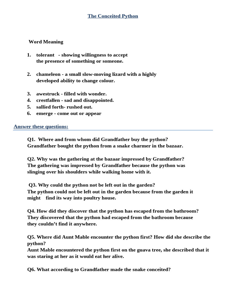The Conceited Python-Study Material | PDF