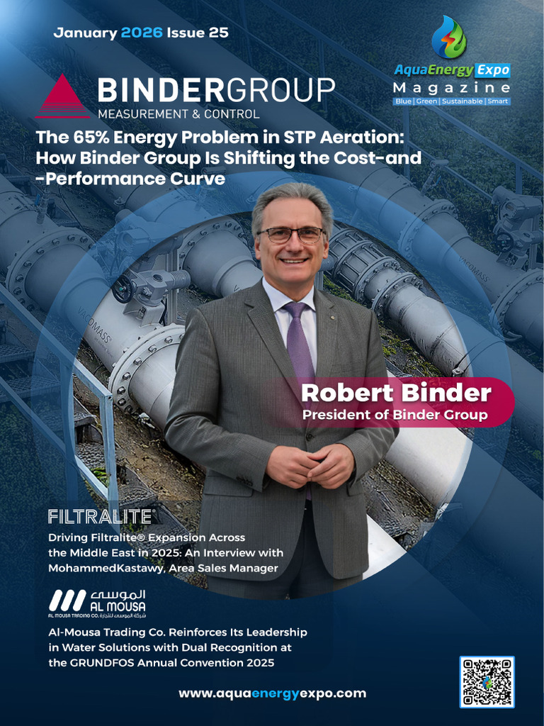 Aqua Energy Expo Magazine January 2026 Issue 25th | PDF | Pump | Sewage ...