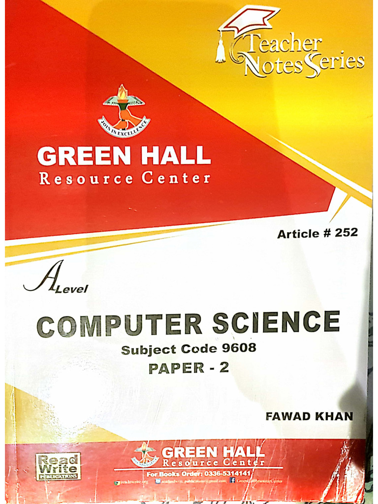 Computer Science as P2 Notes by Fawad Khan | PDF