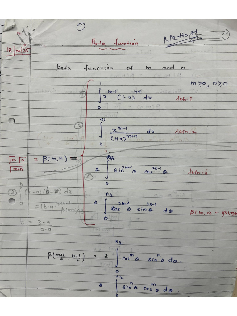 Beta Function | PDF