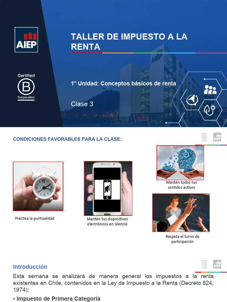 CLASE 03 Taller de Impuesto A La Renta | PDF | Impuestos | Impuesto ...