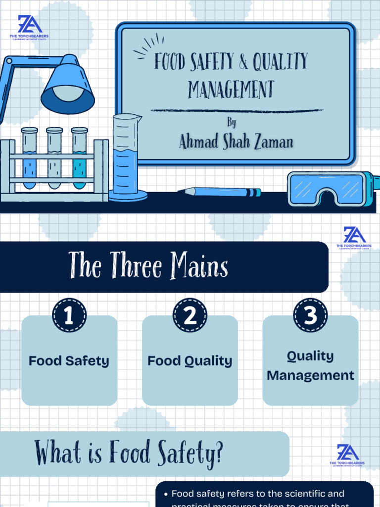 Food Safety & Quality Management (Lecture No. 13) | PDF | Food Safety ...