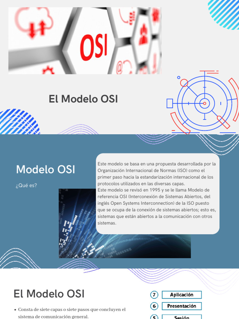 Introducción Modelo OSI TCP | PDF | Conjunto de protocolos de internet ...