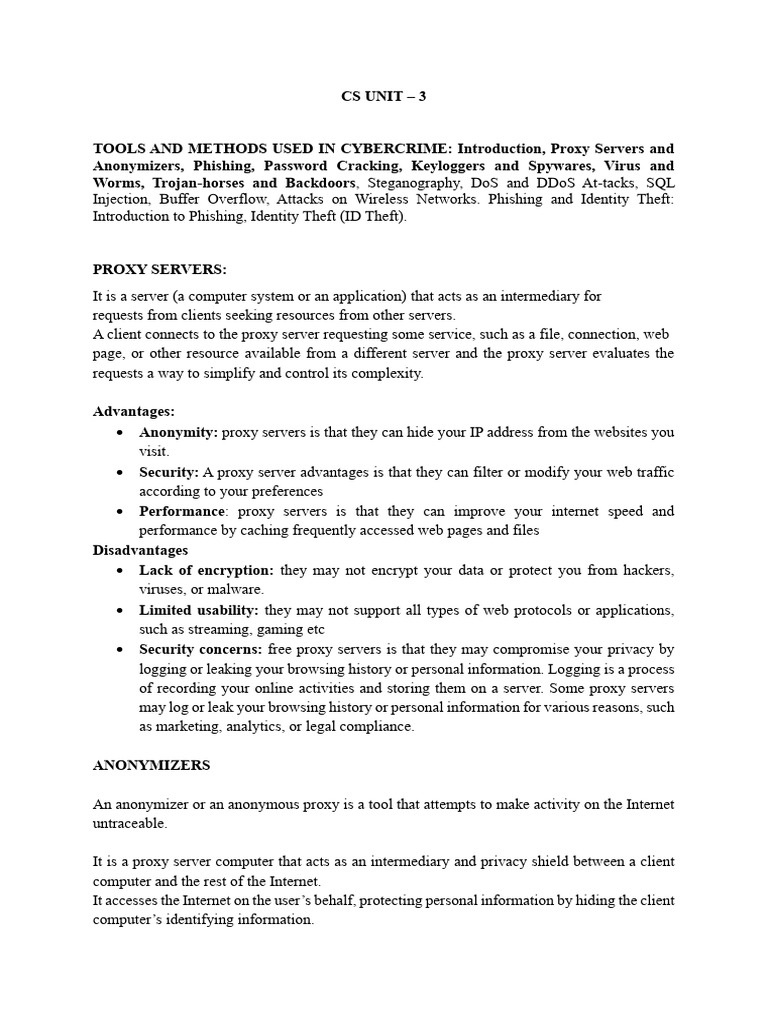 CS Unit 3 | PDF