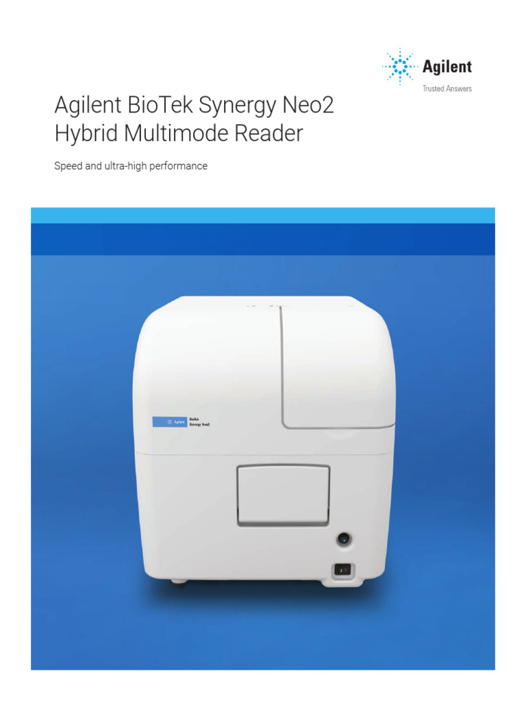 NEO 2 Microplate Reader Brochure | PDF | Biotechnology | Biology