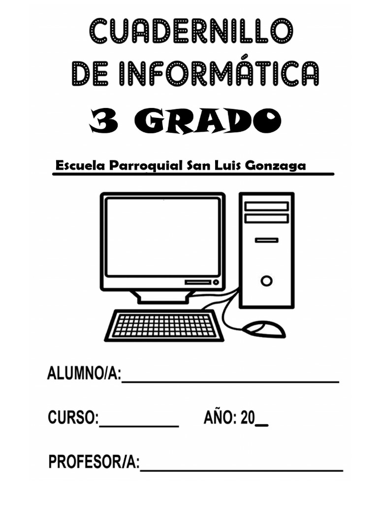 Cuadernillo 3 Grado | PDF | Ventana (informática) | Archivo de computadora