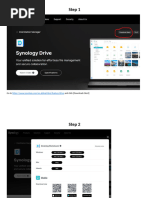 Synology Drive Client Backup Guide | PDF | Backup | Computer File