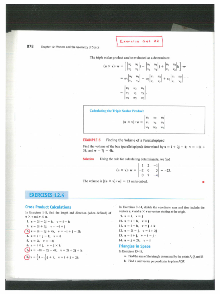 118-Exercise Set 22 | PDF