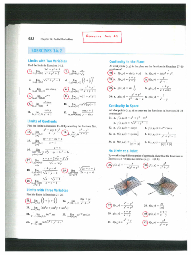 118-Exercise Set 24 | PDF
