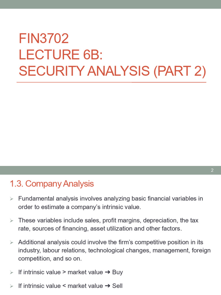 6b. Lecture Slides - Security Analysis (Part 2) | PDF | Technical ...