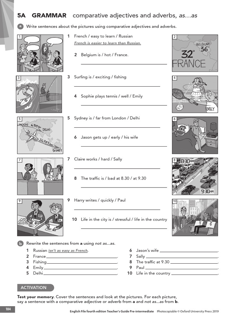 Grammar 5A | PDF | Adverb | Linguistic Typology