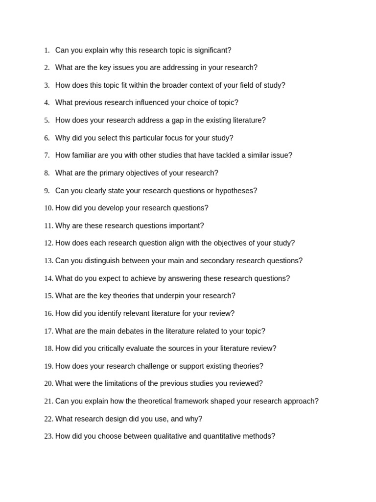 Set of Questions | PDF | Methodology | Procedural Knowledge