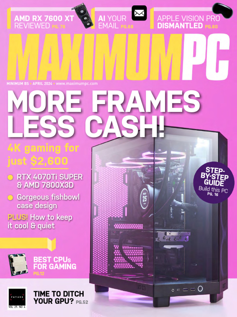 Maximum PC - April 2024 | PDF | Graphics Processing Unit | Computer File