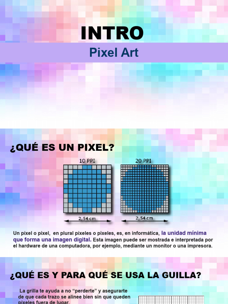 01 - Intro A Pixel-Art | PDF | Píxel | Tecnología digital