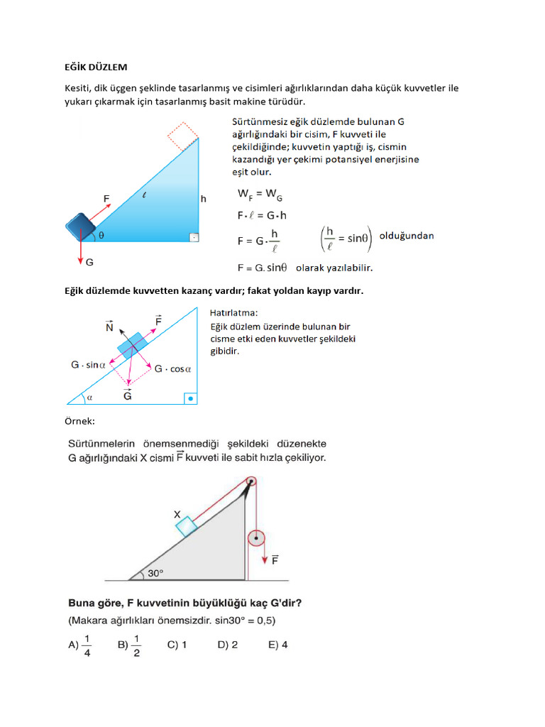 Basit Makineler 2 | PDF