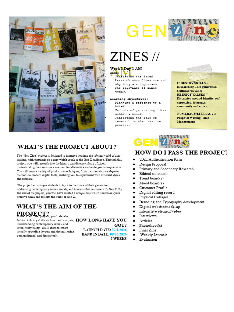 Open Isabel+Genzine+Week+1+Day+1 | PDF | Cost Of Living | Page Layout