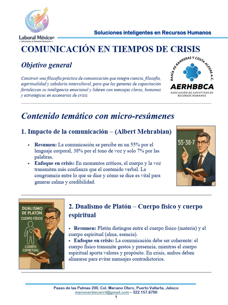 Comunicación en Tiempos de Crisis | PDF | Comunicación | Las emociones