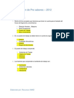 Act 1. Revision de Pre Saberes - Ergonomia