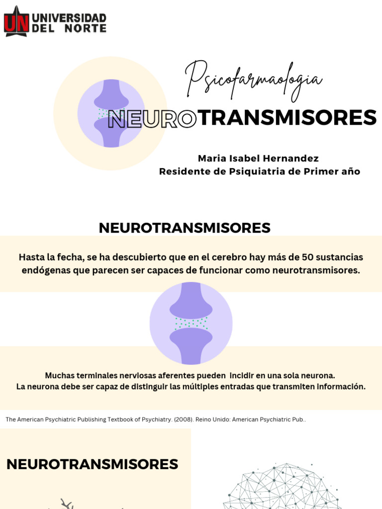 neurotransmisores-231015033808-09f624d1 | PDF | Sinapsis | Neurotransmisor