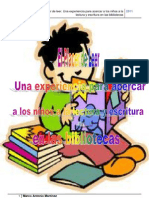 El Placer de Leer. Toda la sala de lectura una gran cama. Una experiencia para acercar a los niños a la lectura y escritura en la biblioteca