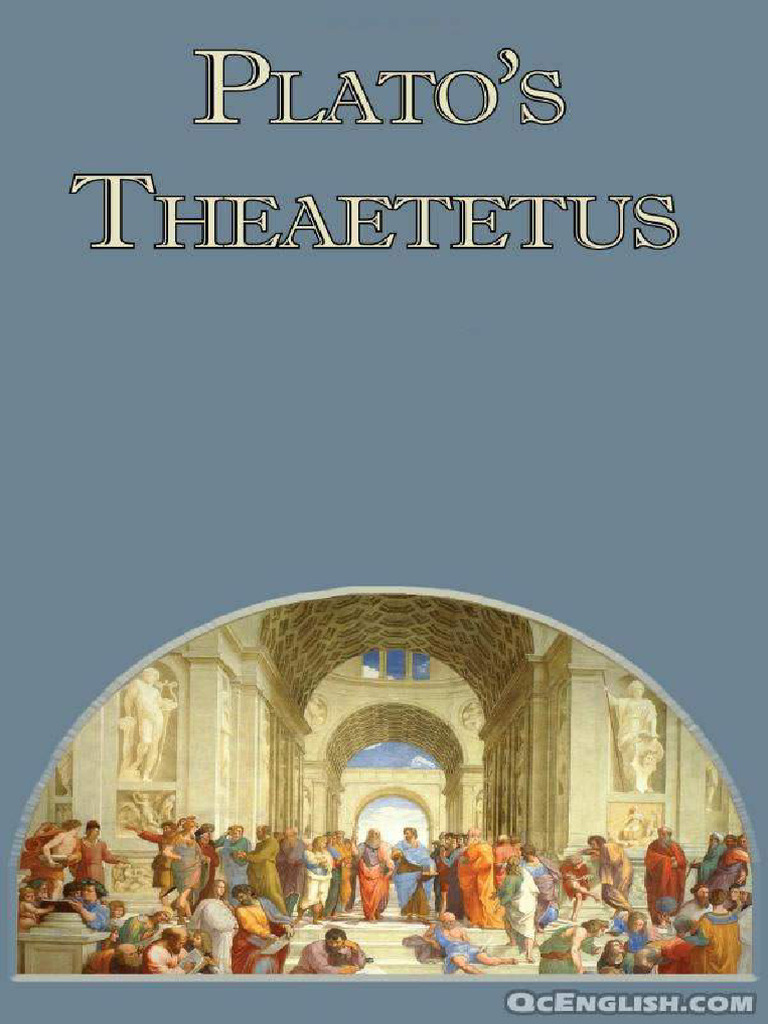 Theaetetus - Plato | PDF | Plato | Dream