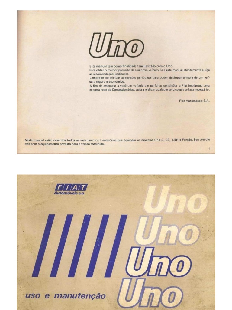 Manual Fiat UNO