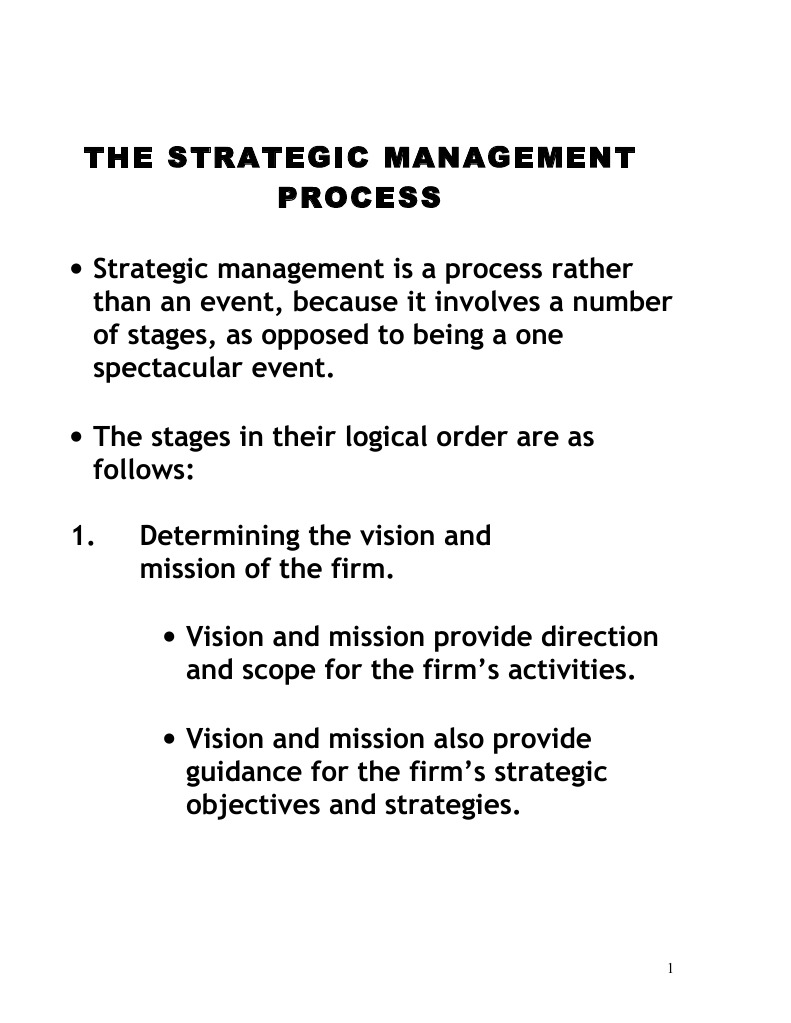 Strategic Management Course Guide | PDF | Strategic Management | Emergence