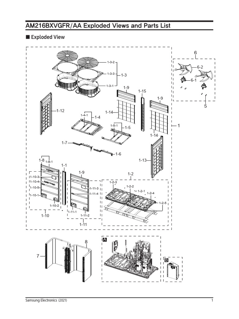 Am216bxvgfr Aa Exploded+View 220222 | PDF | Home Appliance | Gas ...