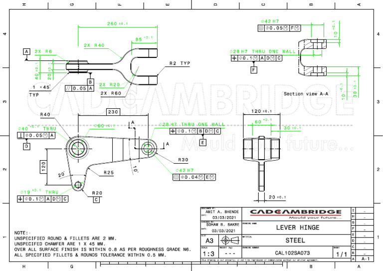 Lever Hinge | PDF
