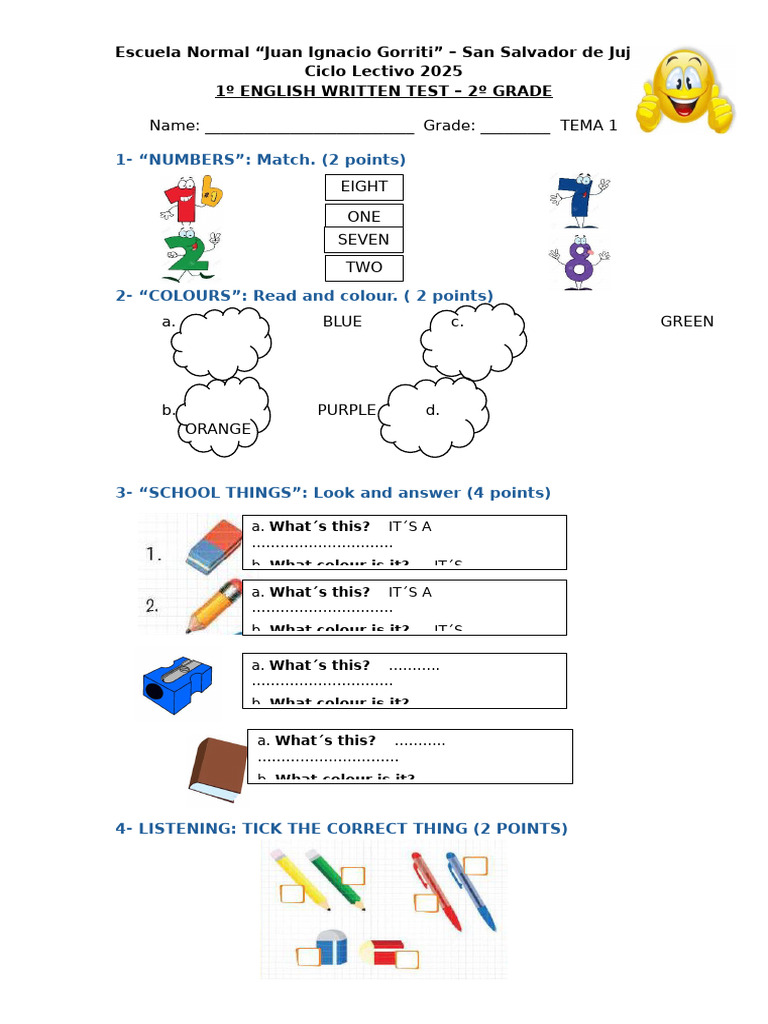 1 Written Test | PDF