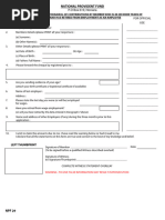 NASFUND Membership Application Form | PDF | Government Finances | Taxes