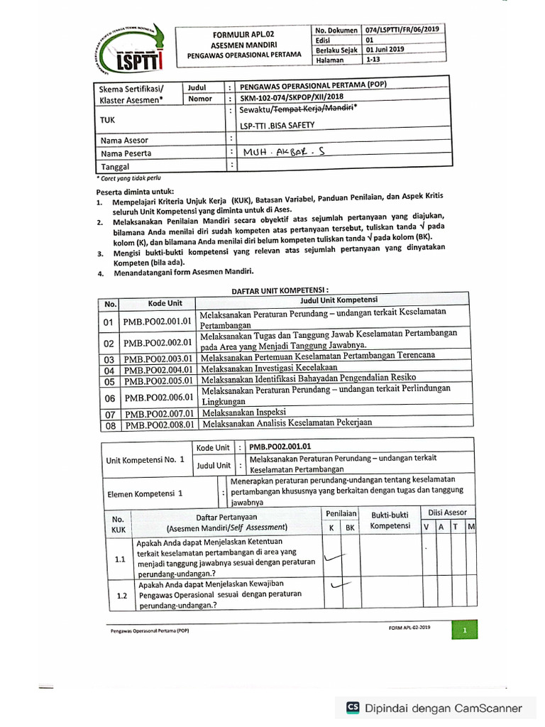 Form. APL 02 | PDF