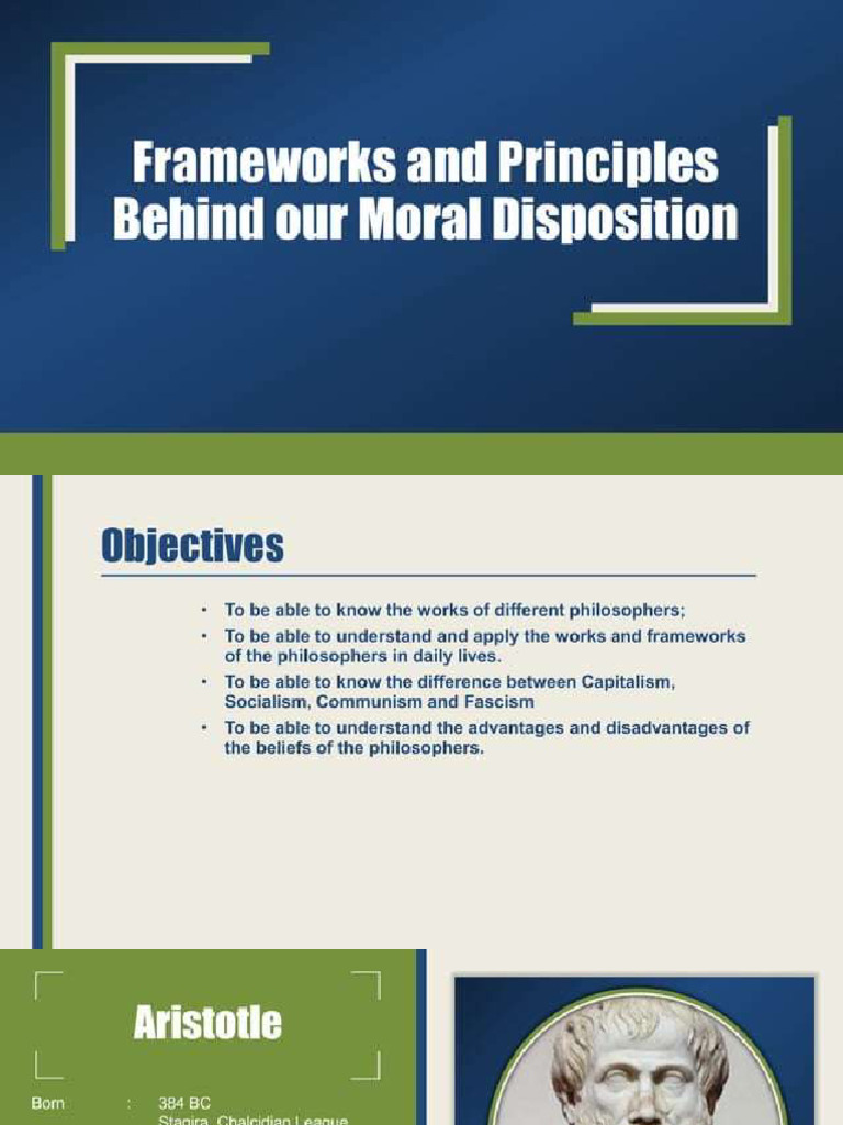 Chapter5 Frameworks and Principles Behind Our Moral Disposition | PDF