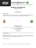 Grade 11 General Math Curriculum Guide | PDF | Exponential Function ...