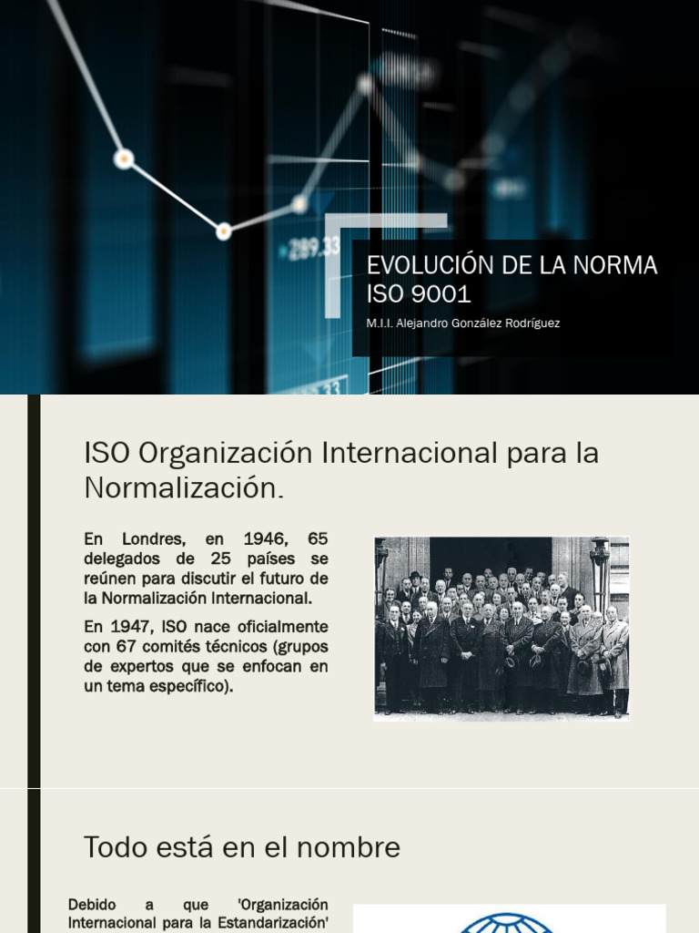 Evolución de La Norma ISO 9001 | PDF | Organización internacional para ...
