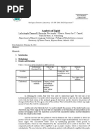 Analysis of Lipids