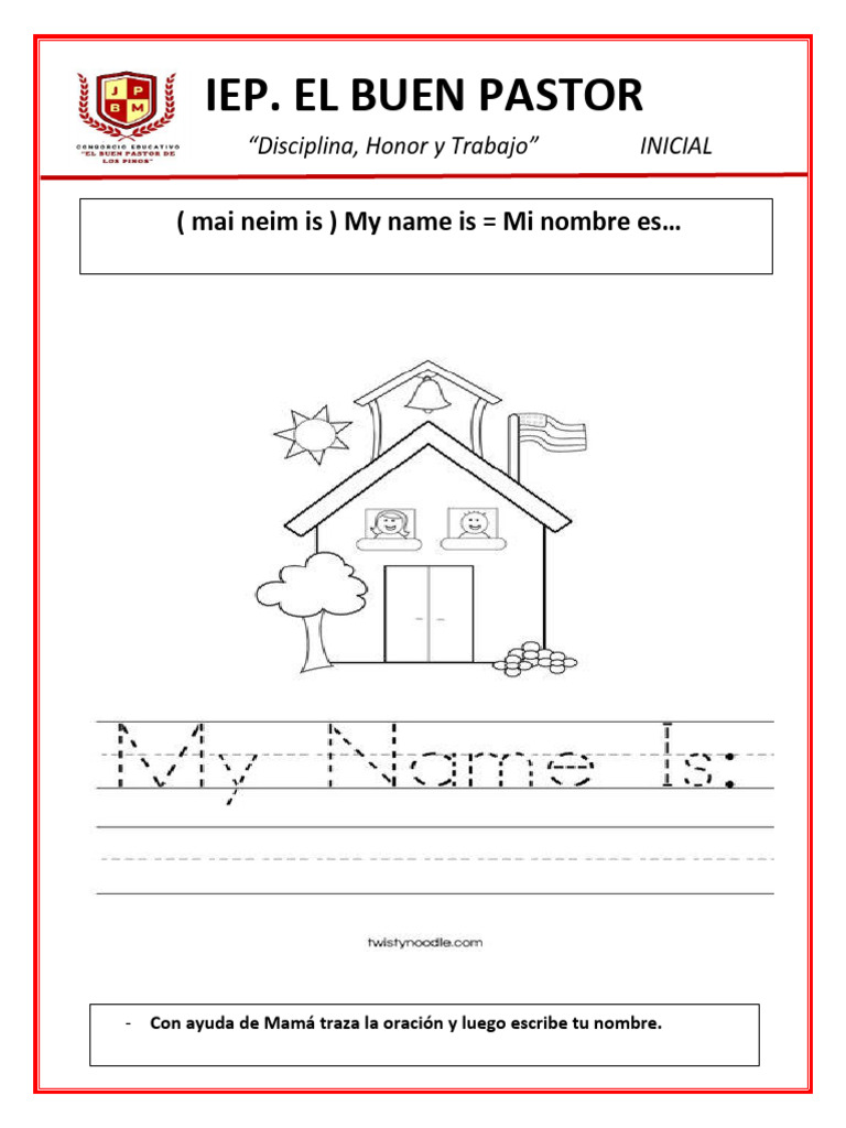 My Name Is Inicial | PDF