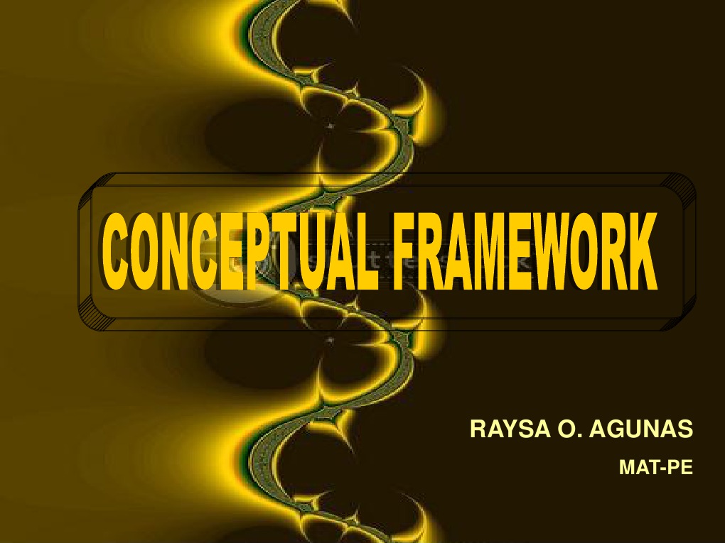 Conceptual Framework | PDF | Conceptual Framework | Paradigm