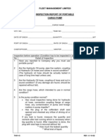 TKR 15 - Inspection REcord of Portable Cargo Pump