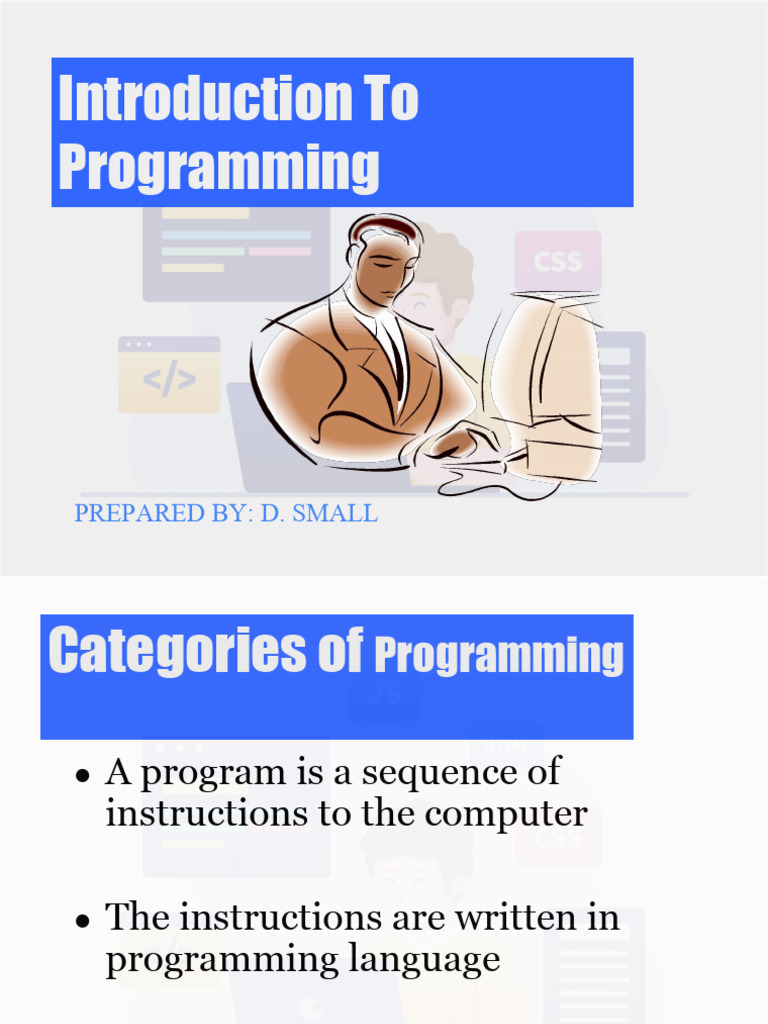 Introduction to Programming (1) | PDF | Programming | Computer Program