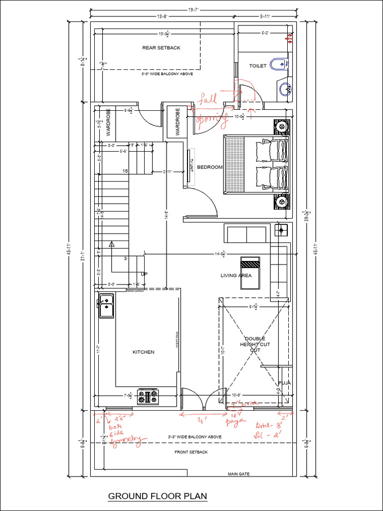 Plot No 202 2nd PV Floor Plan Final 18-02-25 | PDF