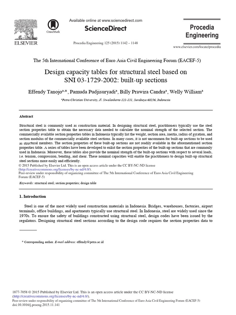 Design Capacity Tables For Structural Steel Based | PDF | Strength Of ...