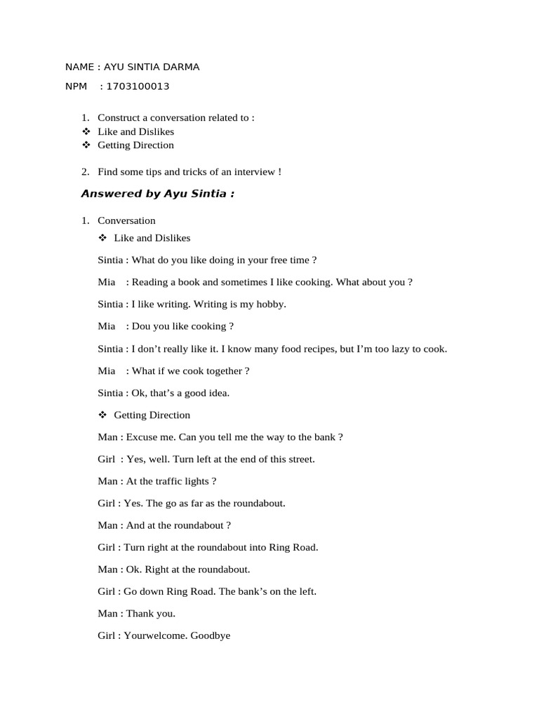 Homework English (s2) | PDF