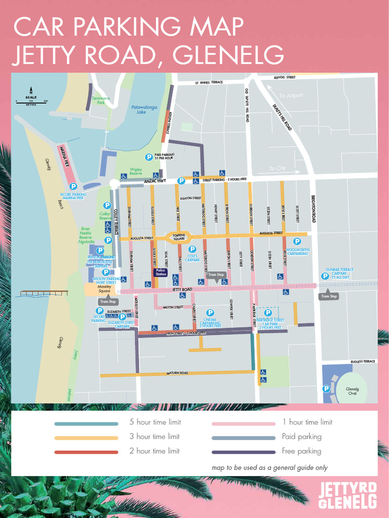 Jetty Road Glenelg Parking Map 2023 | PDF