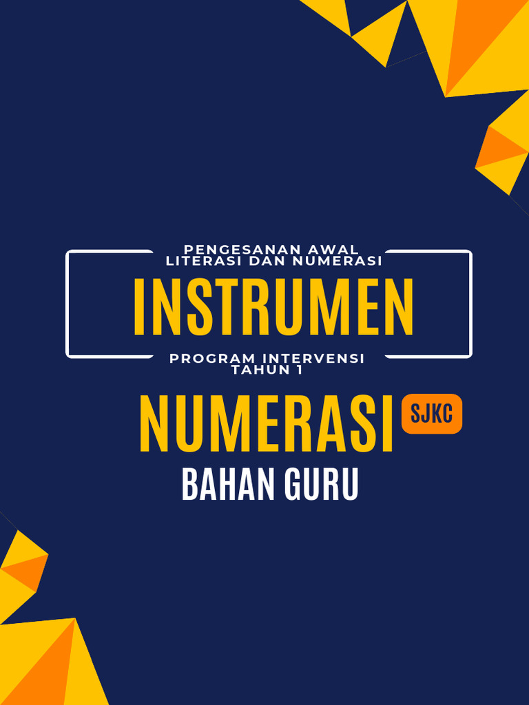 3 Instrumen Numerasi Sjkc | PDF