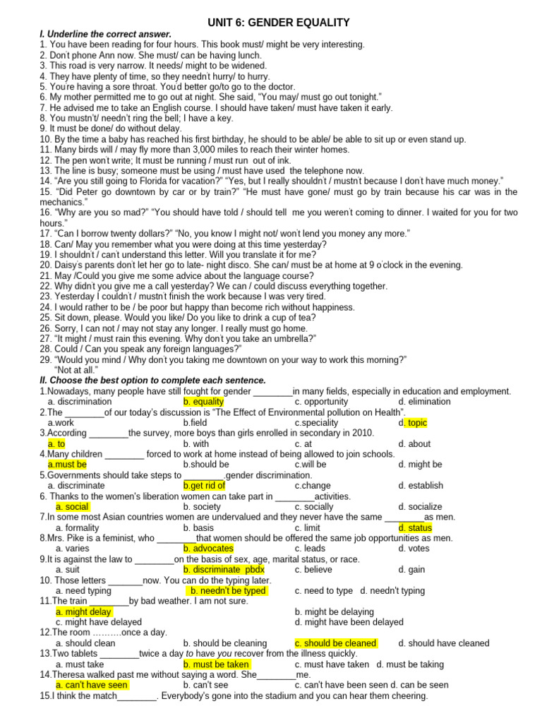Exercise Unit 6 Lop 10.1 | PDF | Poverty | Poverty & Homelessness
