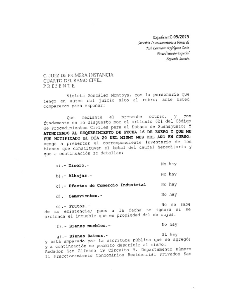 Avaluo Parte Actora | PDF